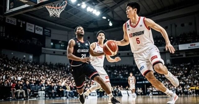 Bリーグの試合の様子