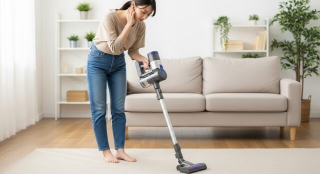 スティック型掃除機の様子がおかしい