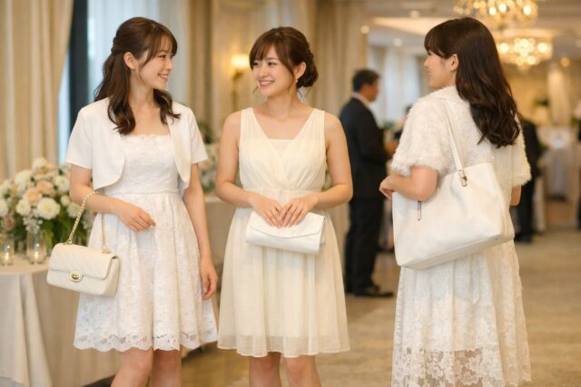 お呼ばれ結婚式のNG服装