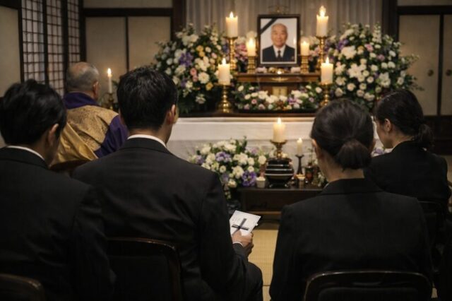 通夜〜葬儀・告別式までの全体の流れ