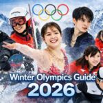 2026冬季五輪ガイド|注目の日本人選手とフィギュア・スノーボード・スキージャンプなど主要競技をまとめたコラージュ画像
