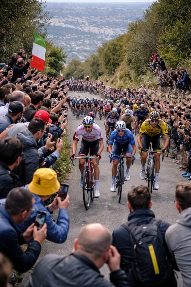 ポッジョの登り