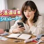 推し活遠征費の目安を計算するシミュレーターのイメージ