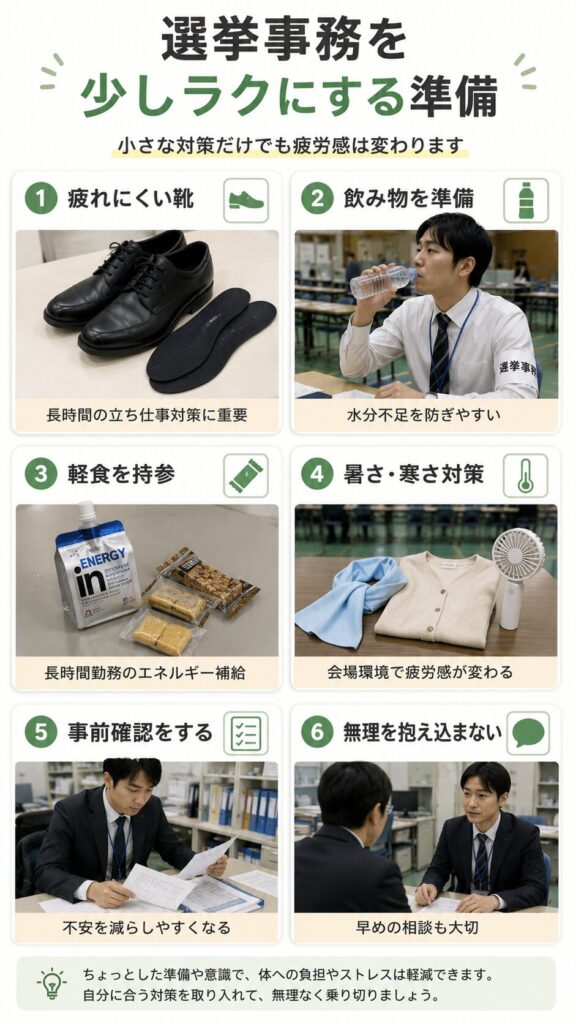 選挙事務を少しラクにする準備