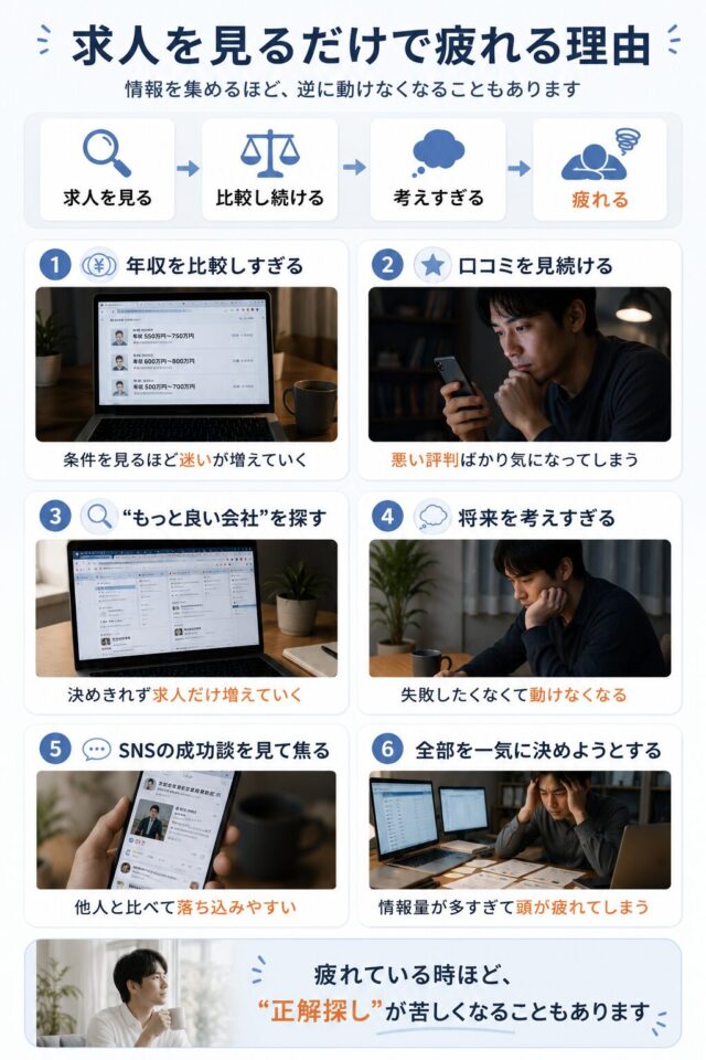 求人を見るだけで疲れる理由