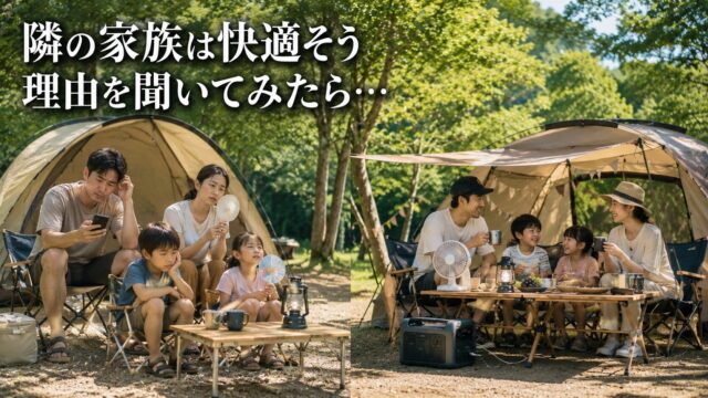 隣の家族は快適そうだったので理由を聞いてみた