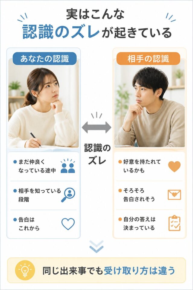 実はこんな認識のズレが起きている