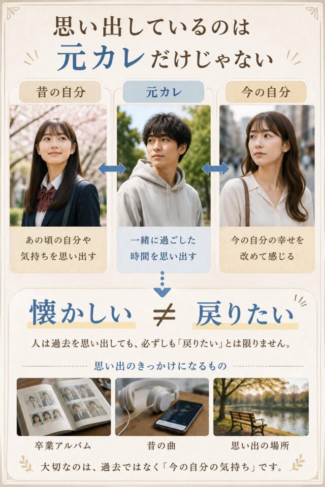 「懐かしい」と「戻りたい」は違う