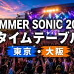 夕暮れのサマーソニック2026の様子
