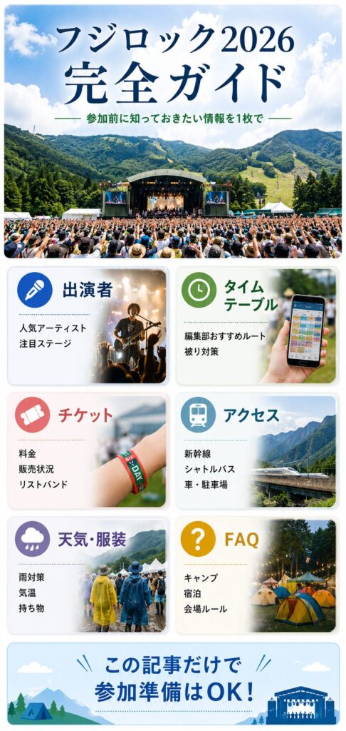 フジロック2026完全ガイド