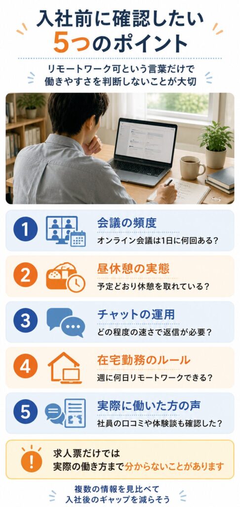 入社前の確認事項チェックリスト