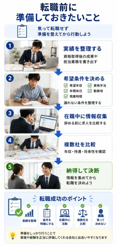 転職前に準備しておきたいこと