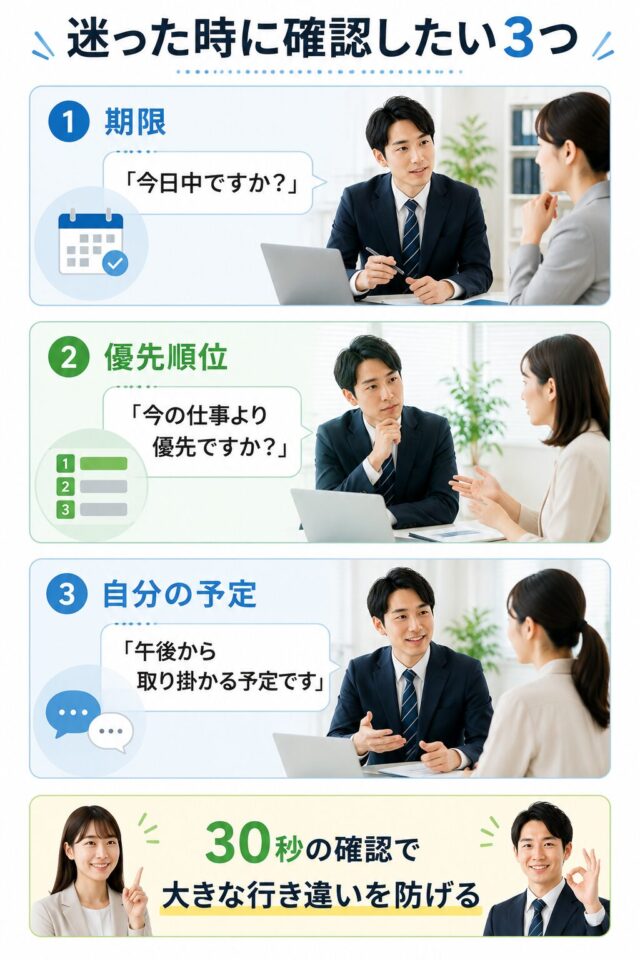 迷った時に確認する3つのポイント
