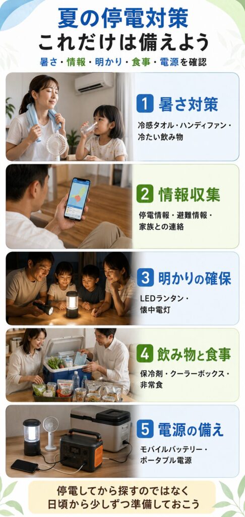 夏の停電対策まとめ