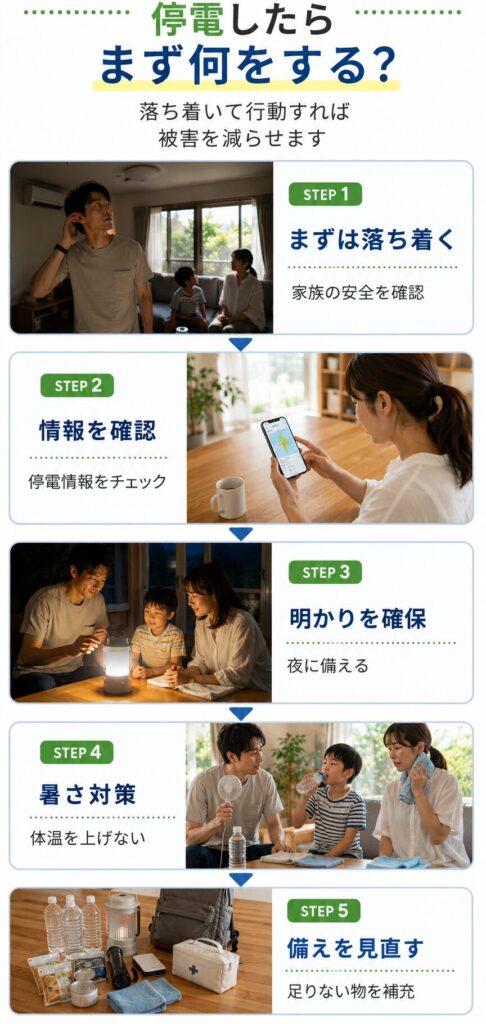 停電時の暑さ対策方法