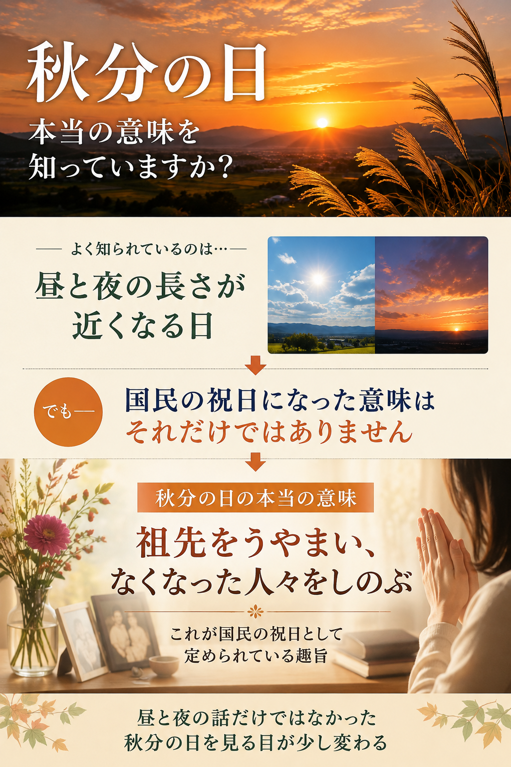 秋分の日の本当の意味