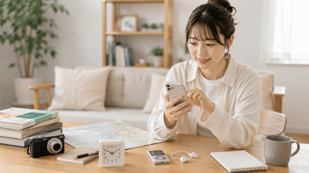 スマートフォン一台で代用できるものが増えた