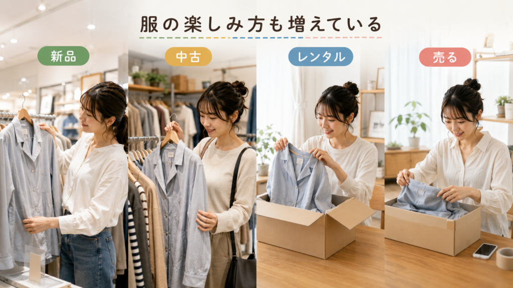 服の楽しみ方、四つのスタイル
