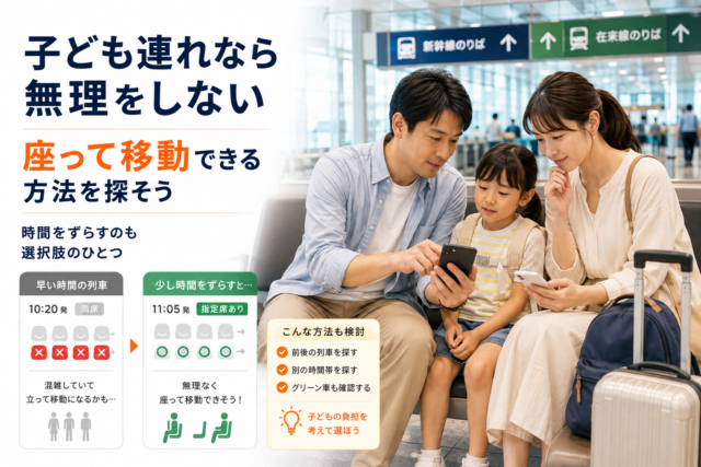 家族で選ぶ、ゆとりの移動術