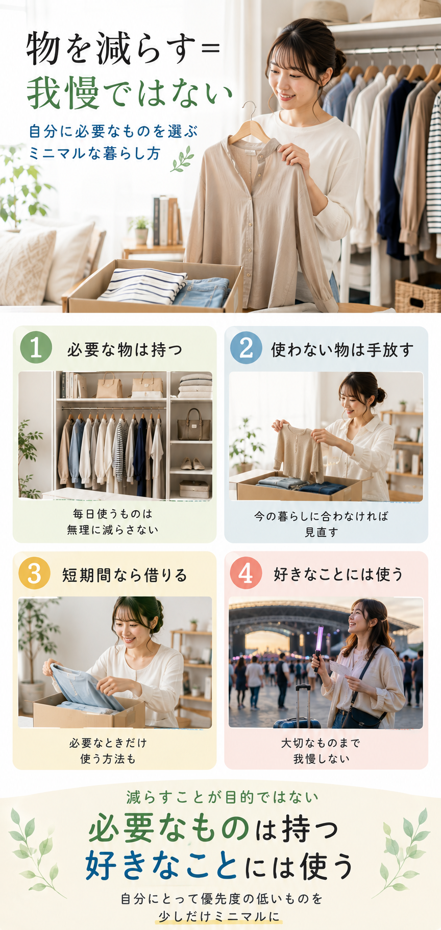 ミニマルな暮らしの選び方