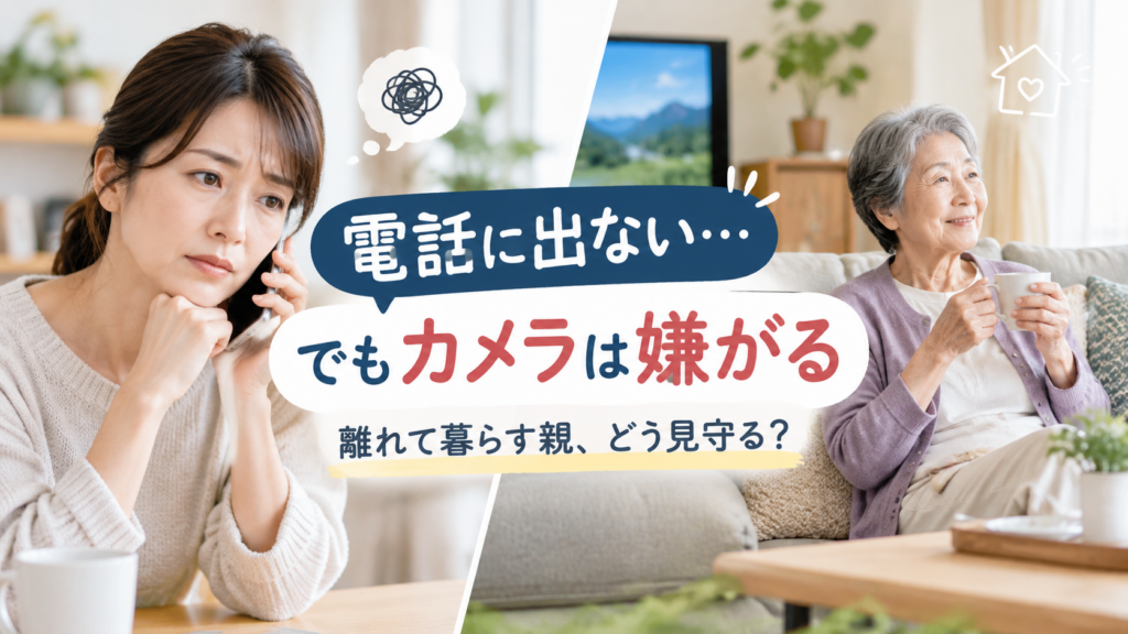電話に出ない親を見守る方法