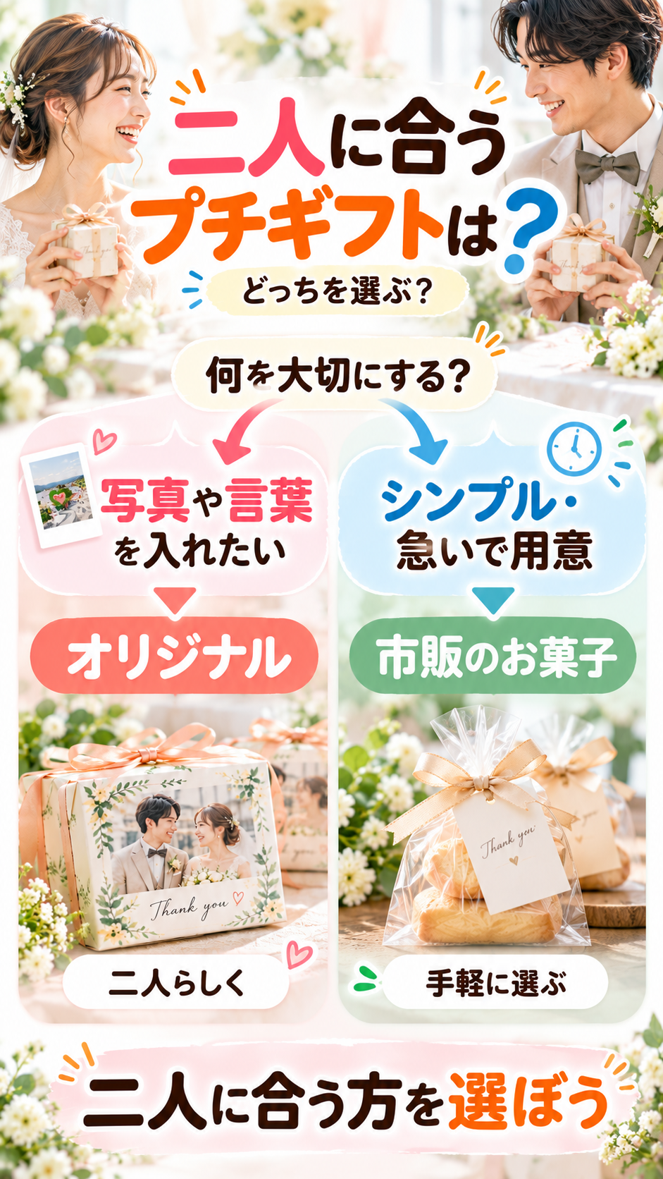 オリジナルハッピーターンはどんな二人に向いているか