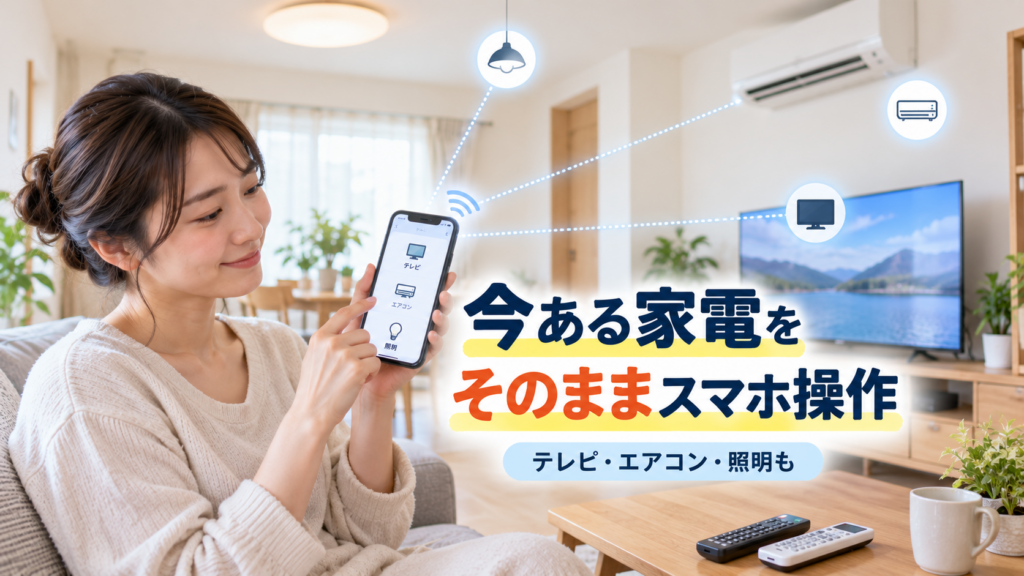 スマホでつながる快適ホーム家電