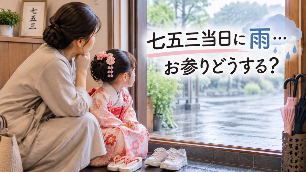雨の日の七五三、参拝どうする?