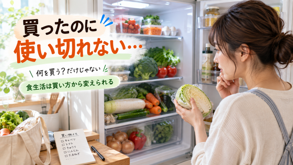 買ったのに使い切れない野菜