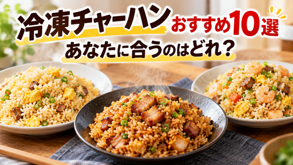 冷凍チャーハンおすすめ10選