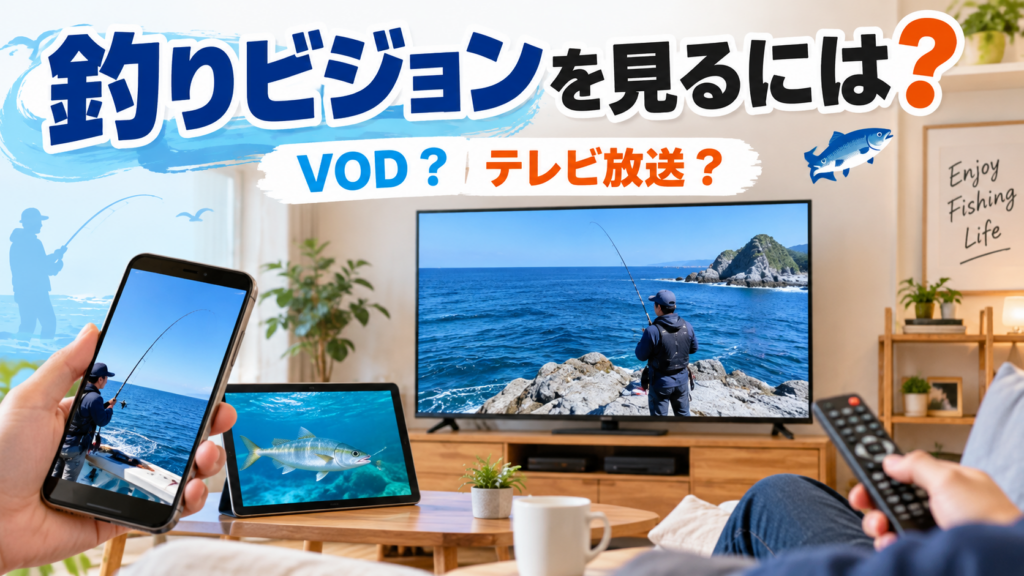 釣りビジョンを自分に合った方法で楽しむ