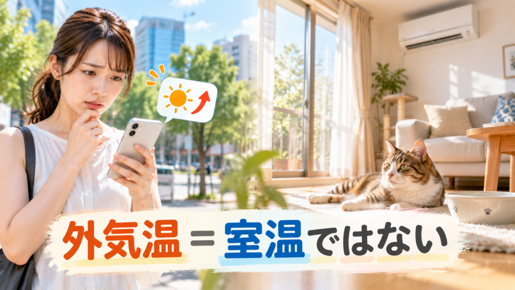 外気温と室温の違い