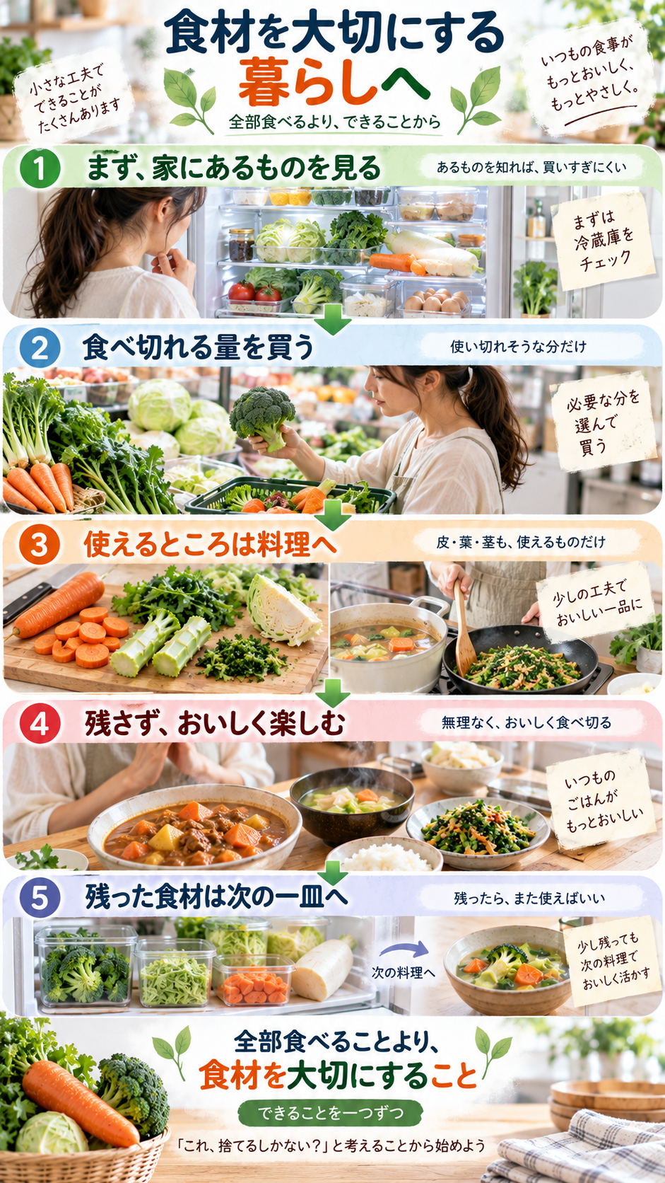 食材を大切にする暮らしへ