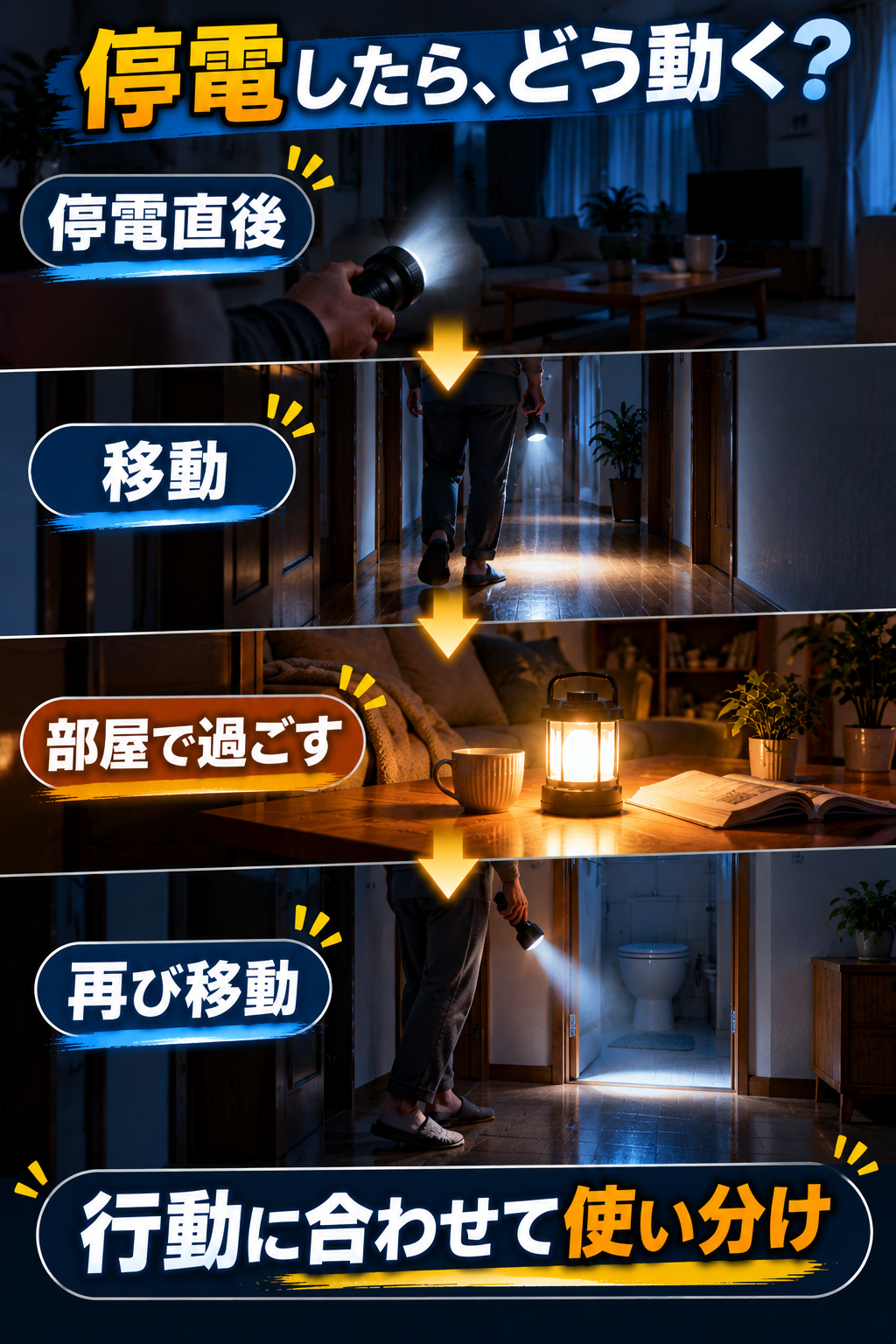 停電時の行動ガイド