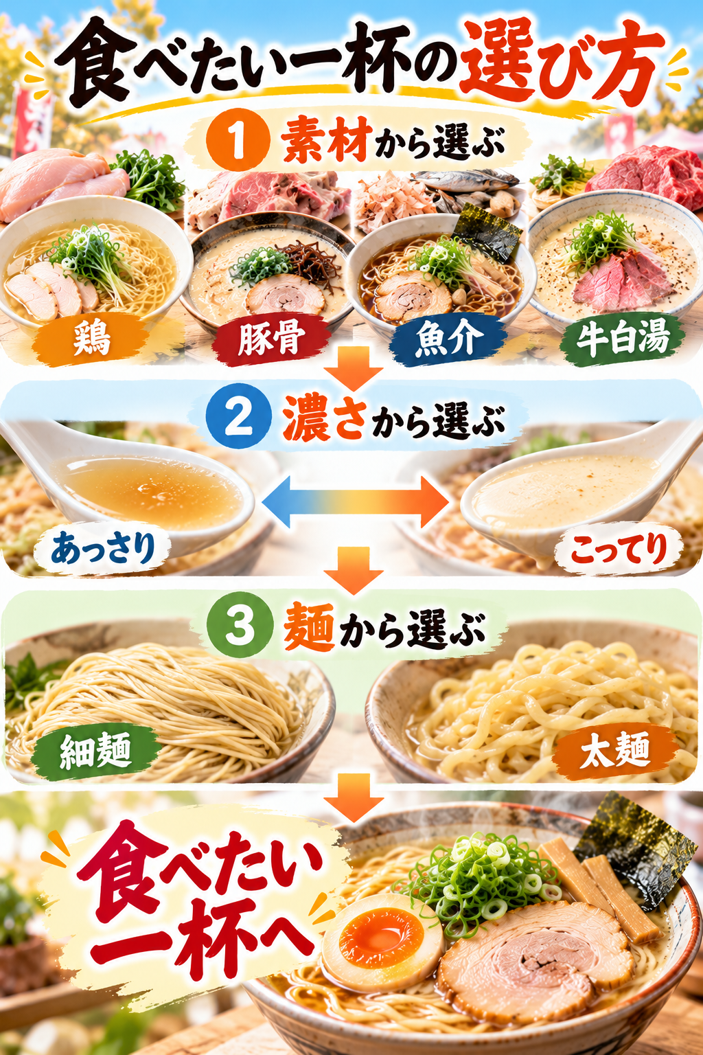 食べたい一杯の選び方ガイド