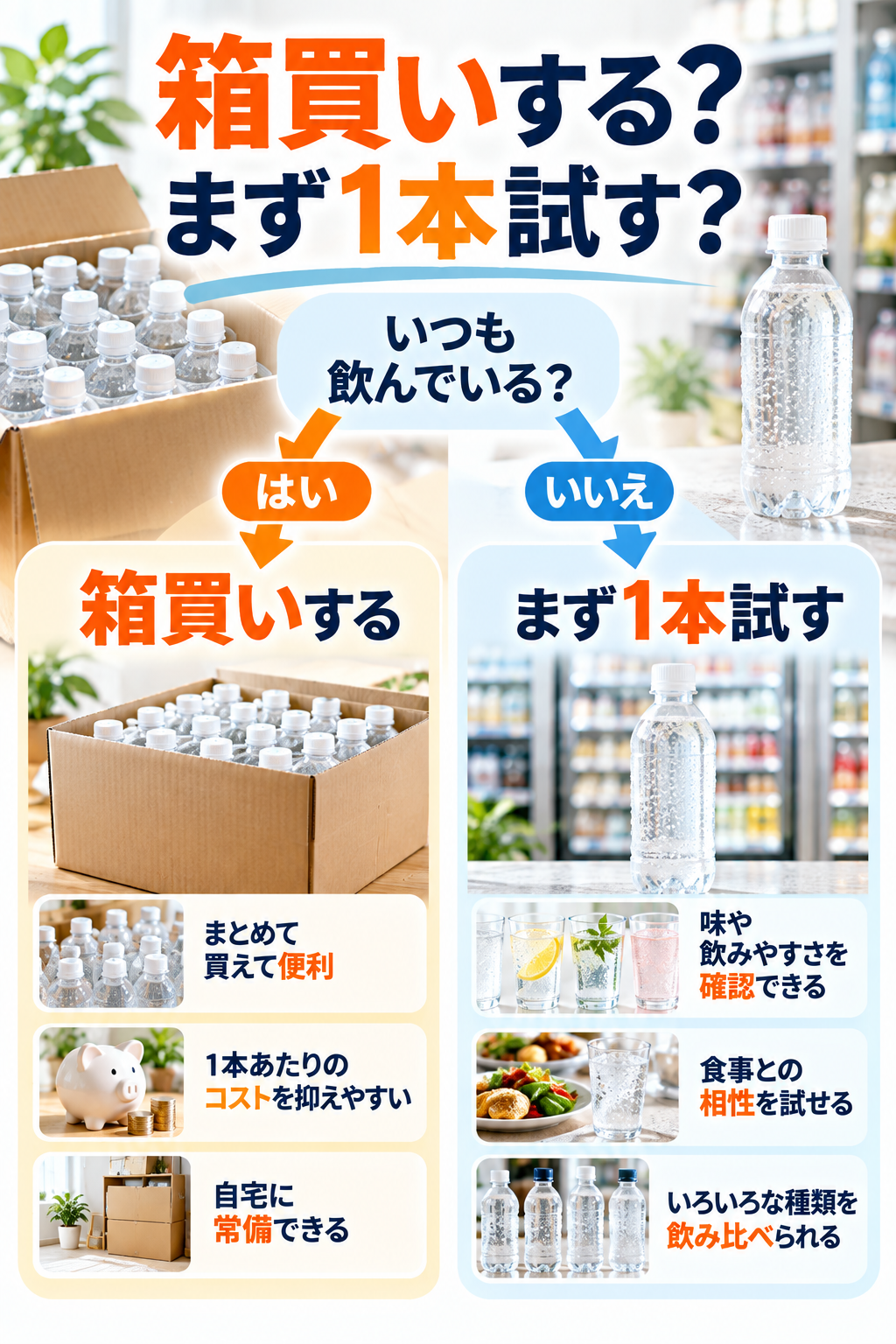 炭酸水の買い方比較