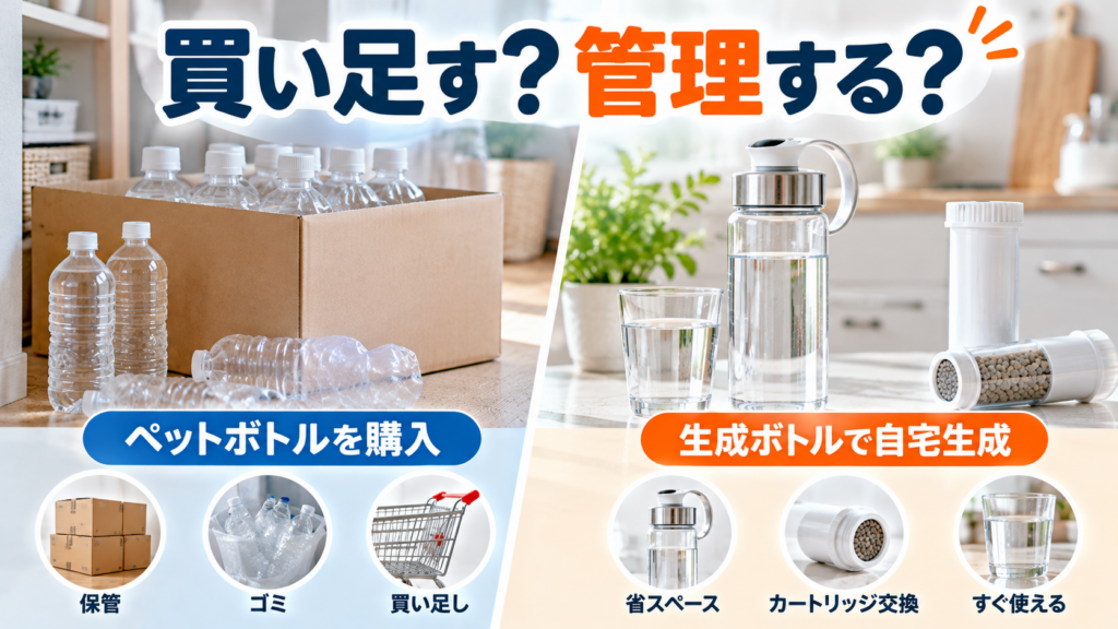 買い足す?管理する?水の選択比較