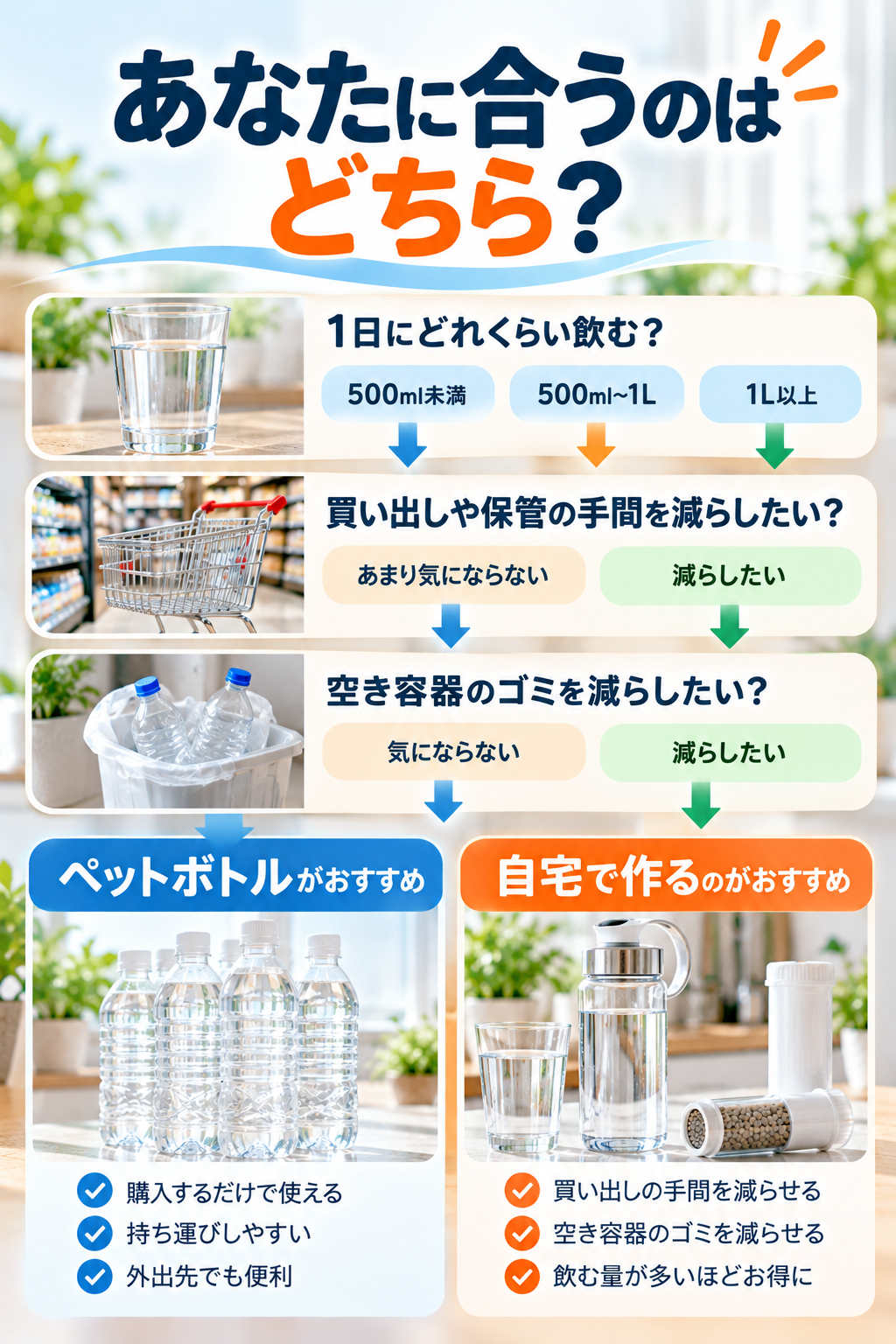 あなたに合うシリカ水の選び方
