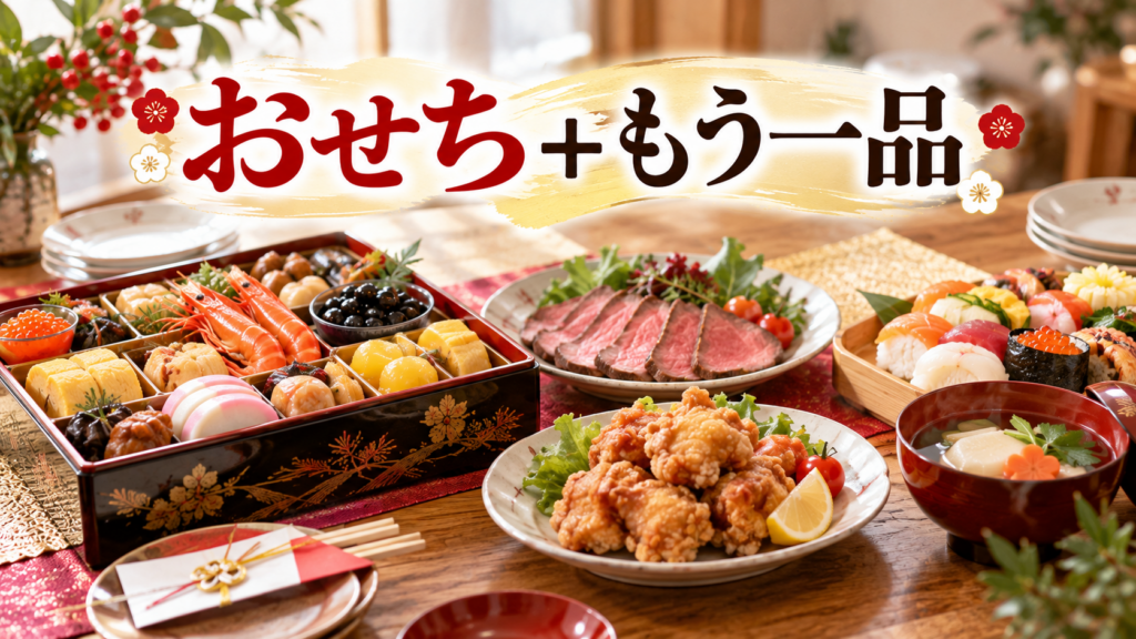 華やかなおせちともう一品
