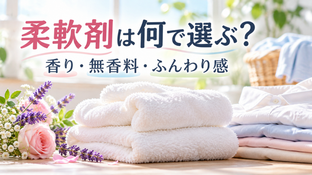 あなたに合う柔軟剤の選び方