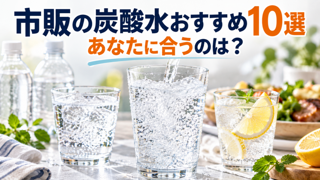 市販炭酸水おすすめ10選